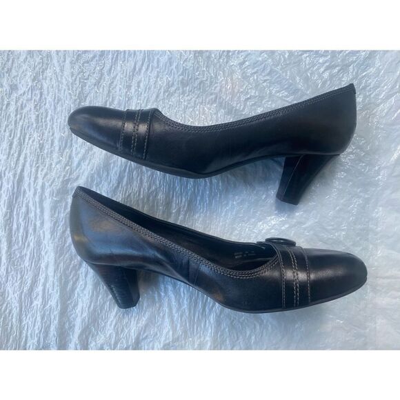 Ecco Women’s Black heels Sz 40 EUR- 10 US - Picture 5 of 8